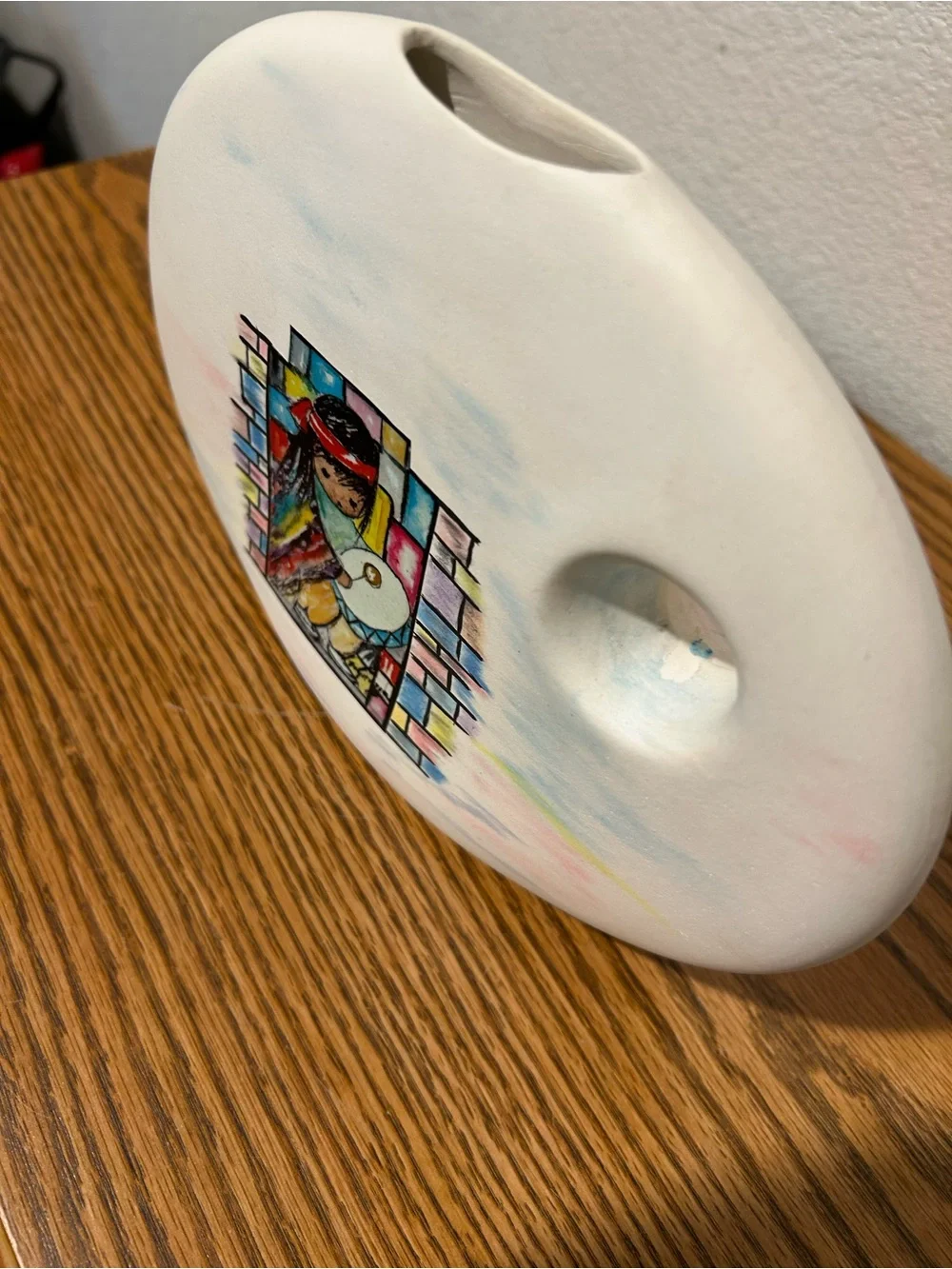 Degrazia Vintage Vase Beautiful Pastel Colors